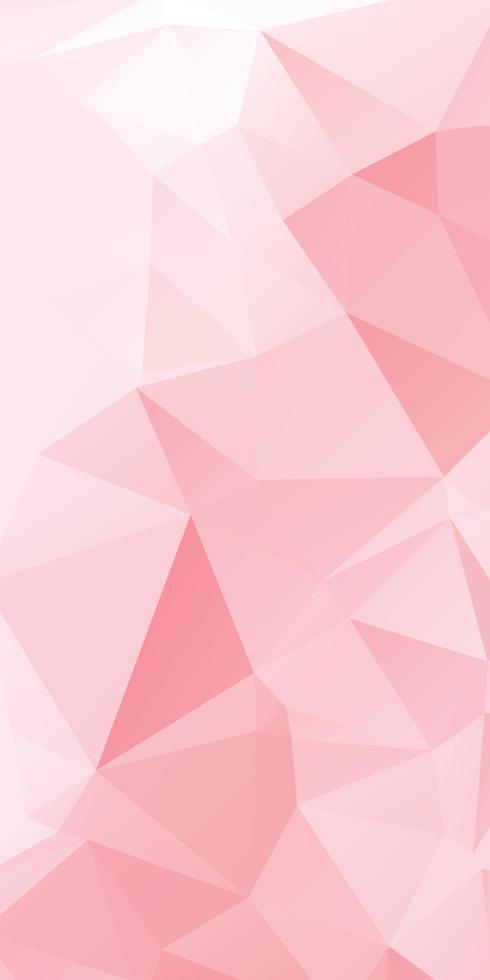 Abstract Pink Color Polygon Background Design, Abstract Geometric Origami Style With Gradient. Presentation,Website, Backdrop, Cover,Banner,Pattern Template vector