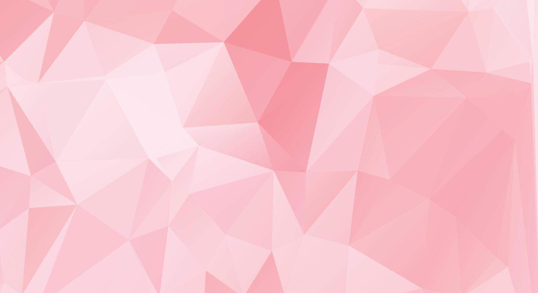 Abstract Pink Color Polygon Background Design, Abstract Geometric Origami Style With Gradient. Presentation,Website, Backdrop, Cover,Banner,Pattern Template vector