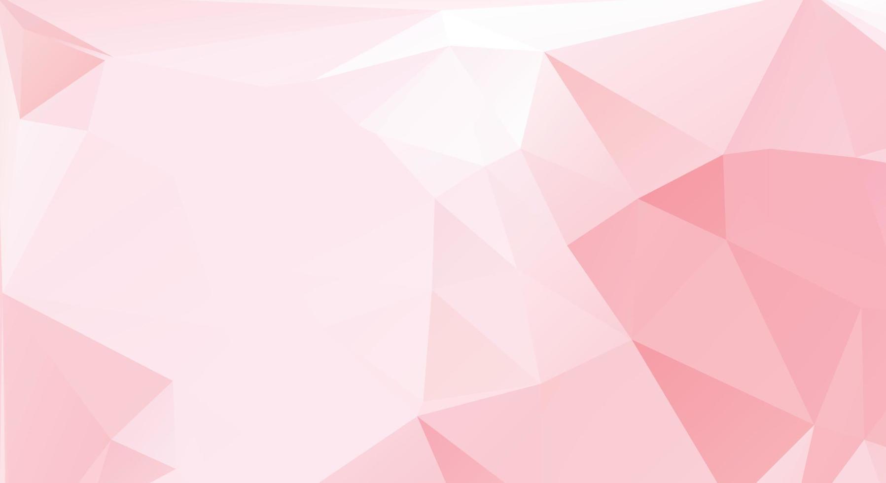 Abstract Pink Color Polygon Background Design, Abstract Geometric Origami Style With Gradient. Presentation,Website, Backdrop, Cover,Banner,Pattern Template vector