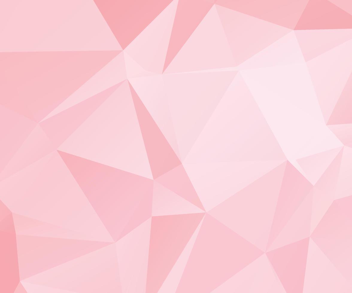 Abstract Pink Color Polygon Background Design, Abstract Geometric Origami Style With Gradient. Presentation,Website, Backdrop, Cover,Banner,Pattern Template vector