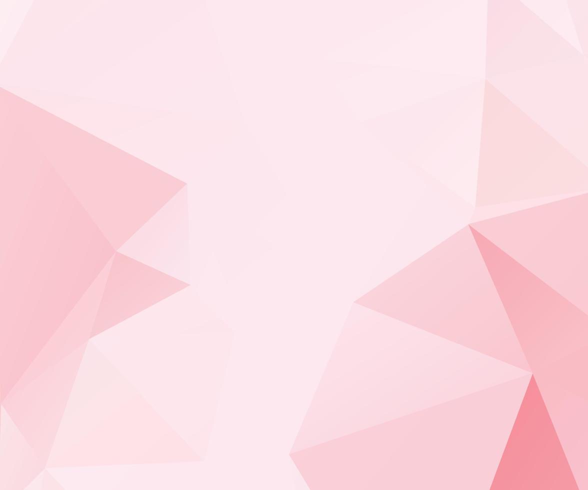 Abstract Pink Color Polygon Background Design, Abstract Geometric Origami Style With Gradient. Presentation,Website, Backdrop, Cover,Banner,Pattern Template vector