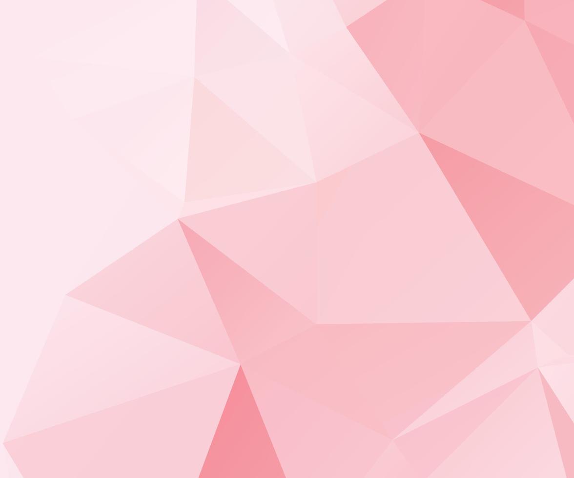 Abstract Pink Color Polygon Background Design, Abstract Geometric Origami Style With Gradient. Presentation,Website, Backdrop, Cover,Banner,Pattern Template vector