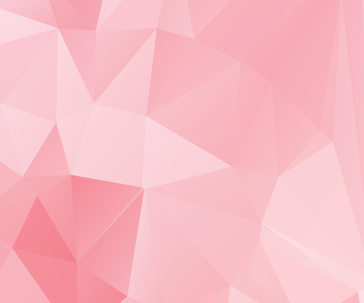 Abstract Pink Color Polygon Background Design, Abstract Geometric Origami Style With Gradient. Presentation,Website, Backdrop, Cover,Banner,Pattern Template vector