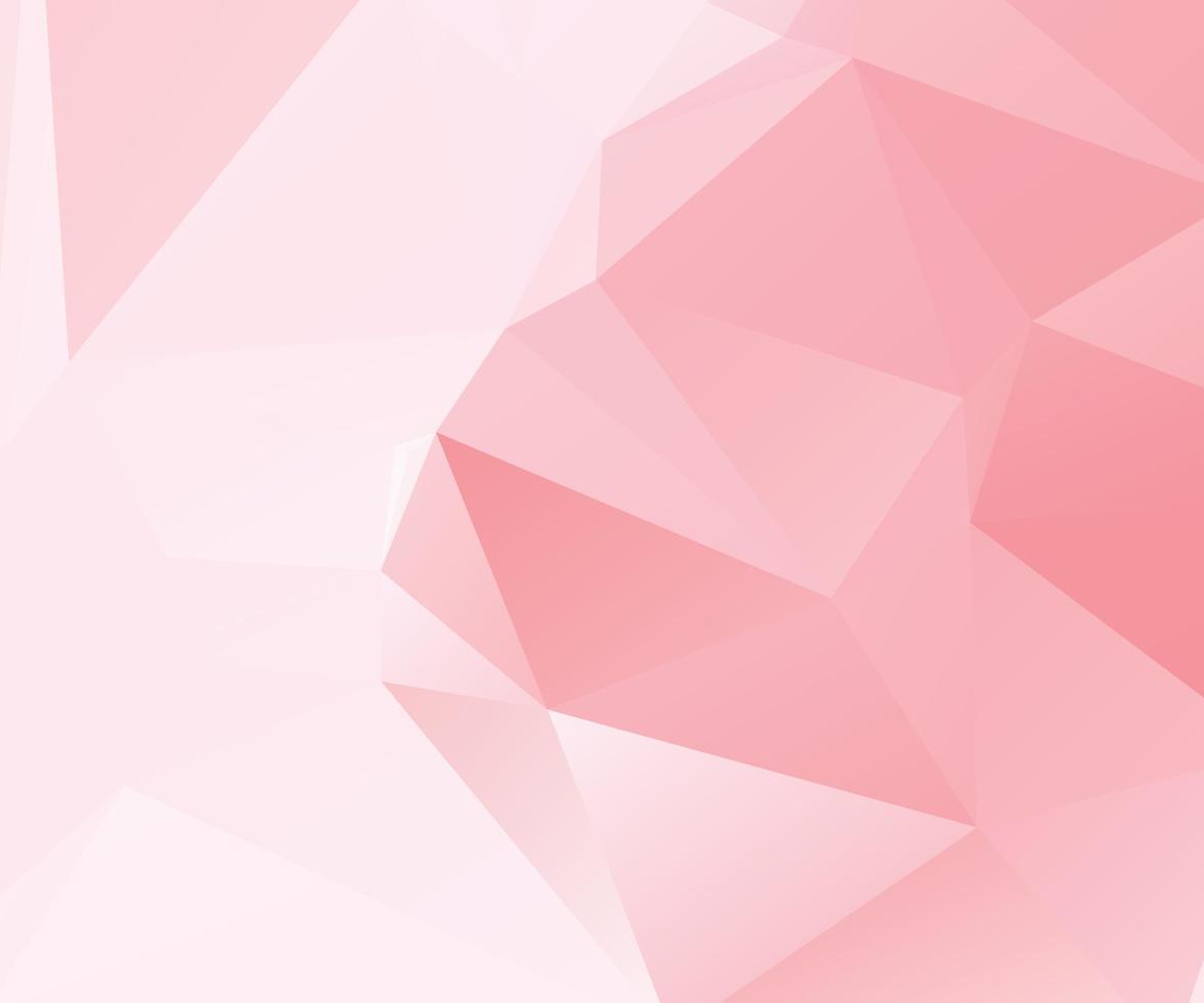 Abstract Pink Color Polygon Background Design, Abstract Geometric Origami Style With Gradient. Presentation,Website, Backdrop, Cover,Banner,Pattern Template vector