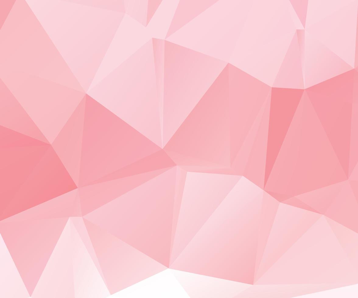 Abstract Pink Color Polygon Background Design, Abstract Geometric Origami Style With Gradient. Presentation,Website, Backdrop, Cover,Banner,Pattern Template vector