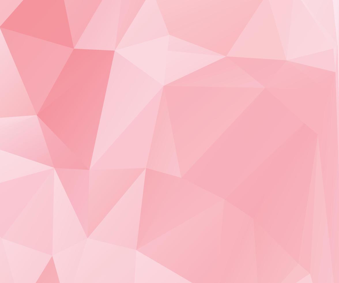 Abstract Pink Color Polygon Background Design, Abstract Geometric Origami Style With Gradient. Presentation,Website, Backdrop, Cover,Banner,Pattern Template vector