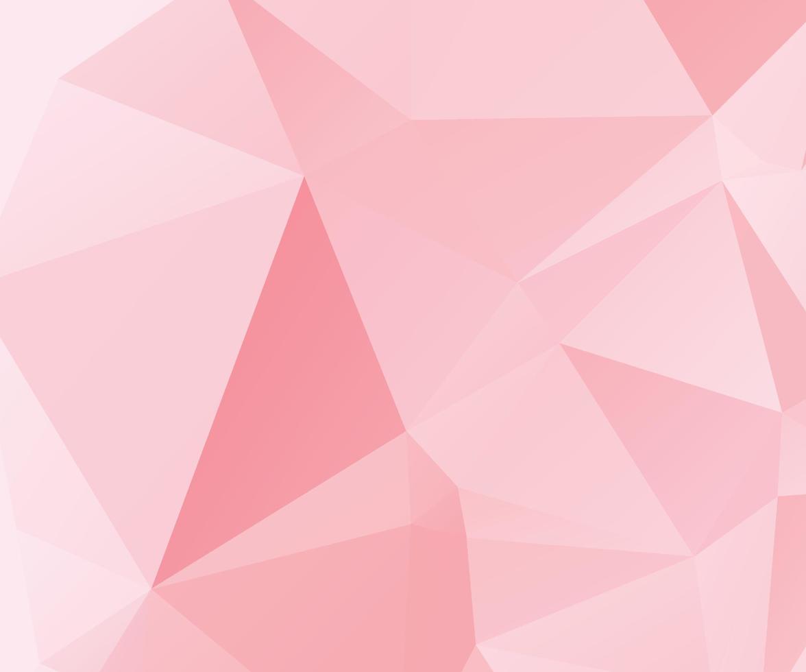Abstract Pink Color Polygon Background Design, Abstract Geometric Origami Style With Gradient. Presentation,Website, Backdrop, Cover,Banner,Pattern Template vector