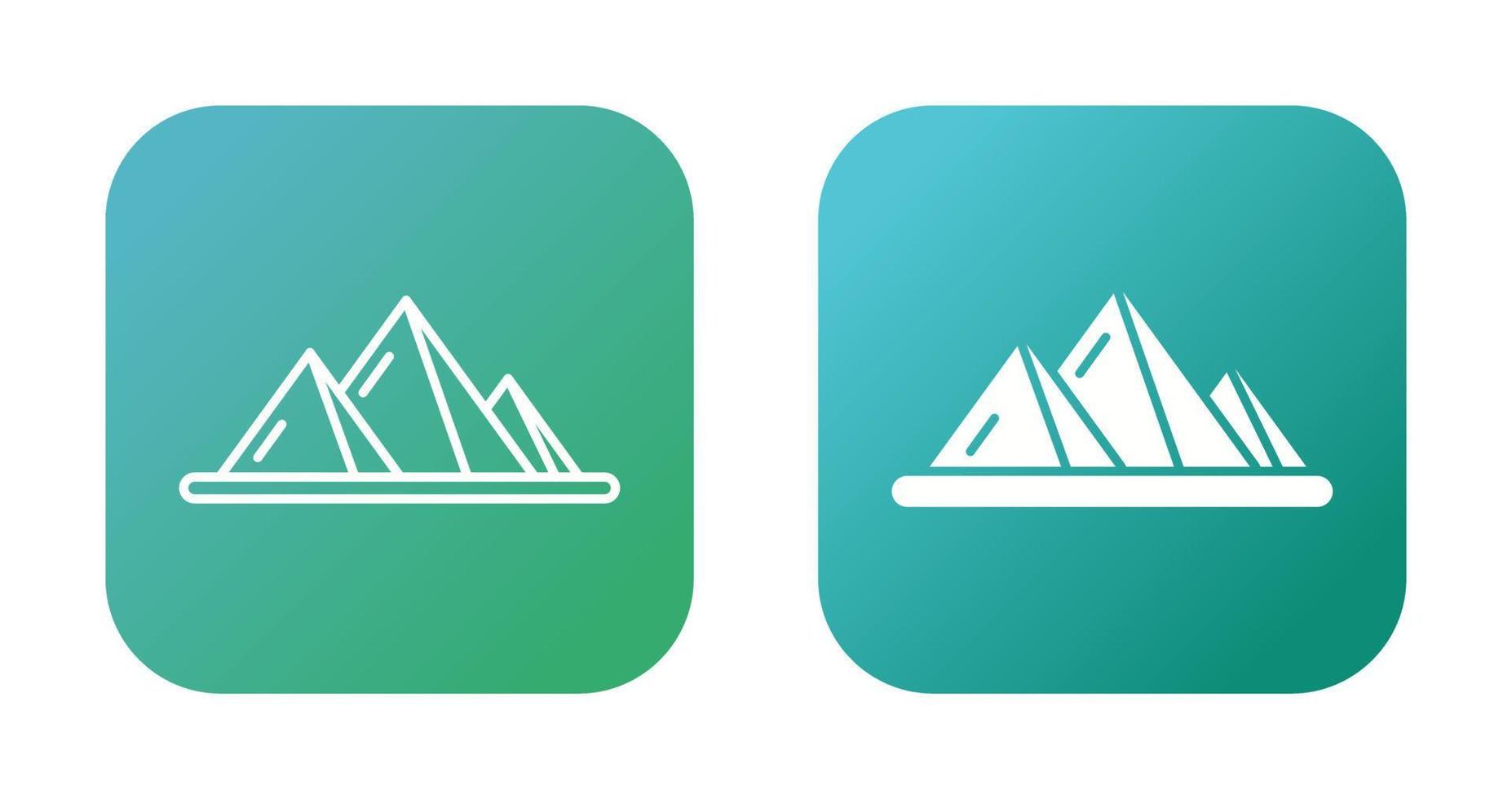 Pyramid Vector Icon
