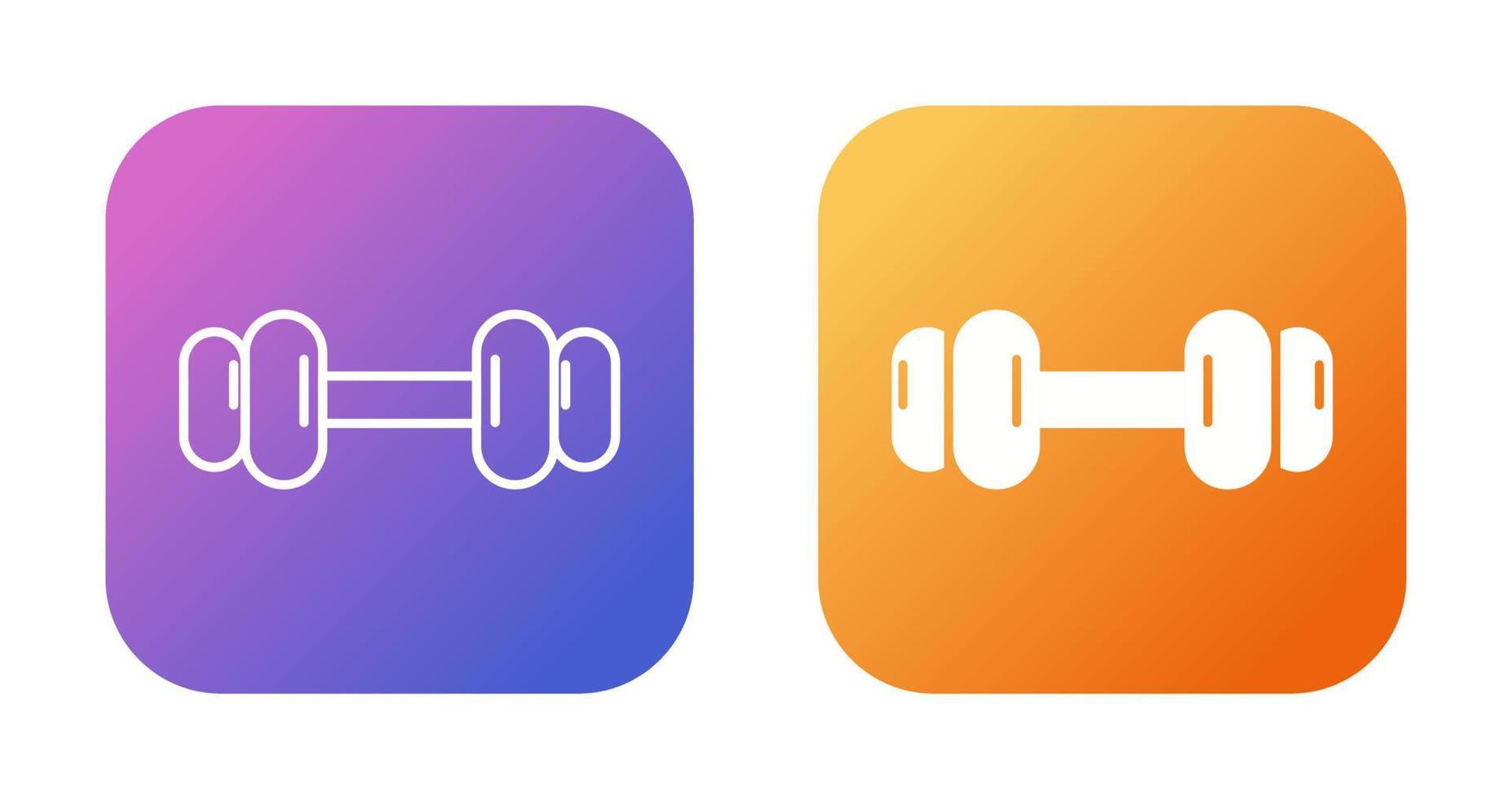Dumbbells Vector Icon