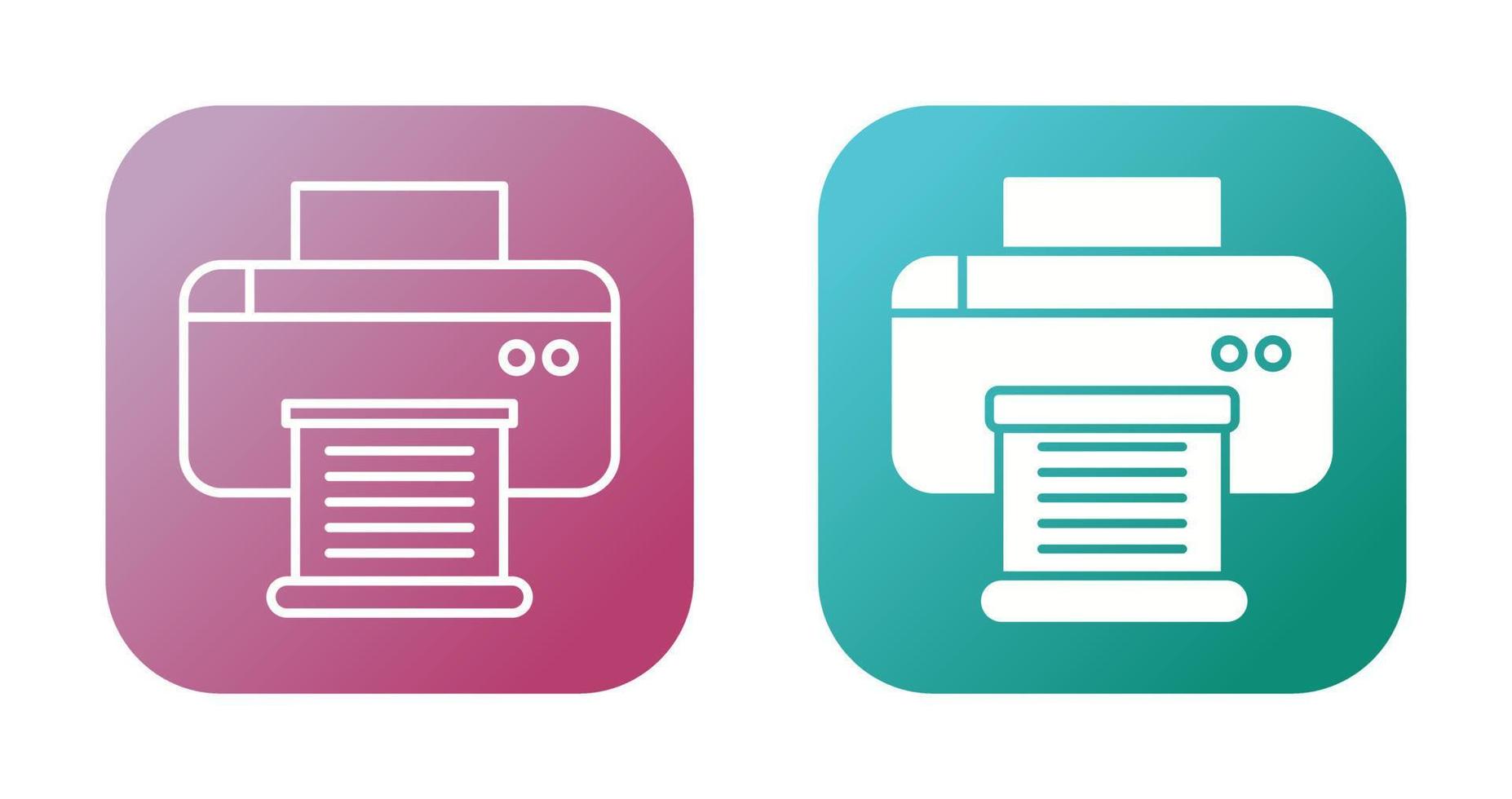 Printer Vector Icon