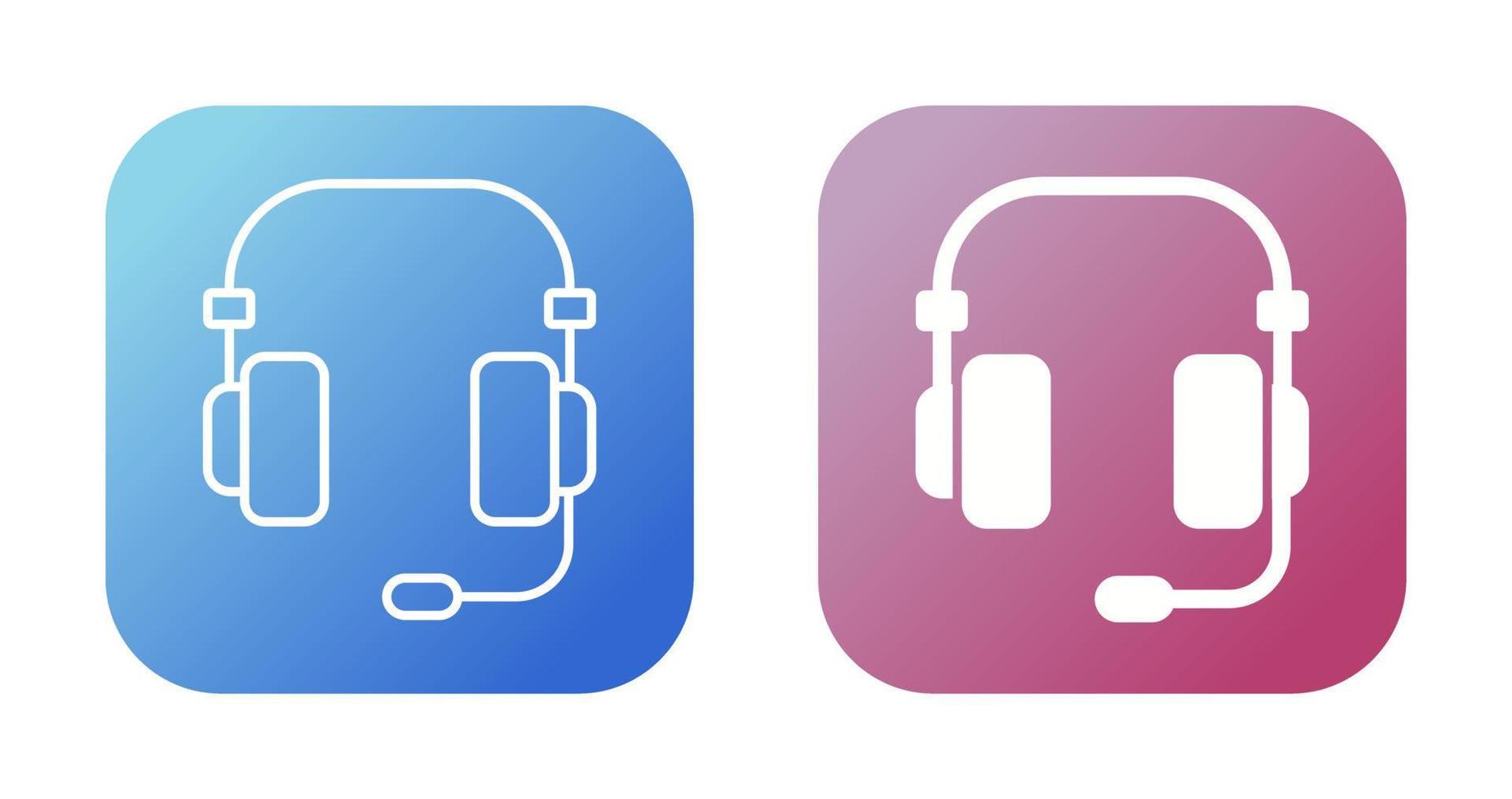 Headset Vector Icon