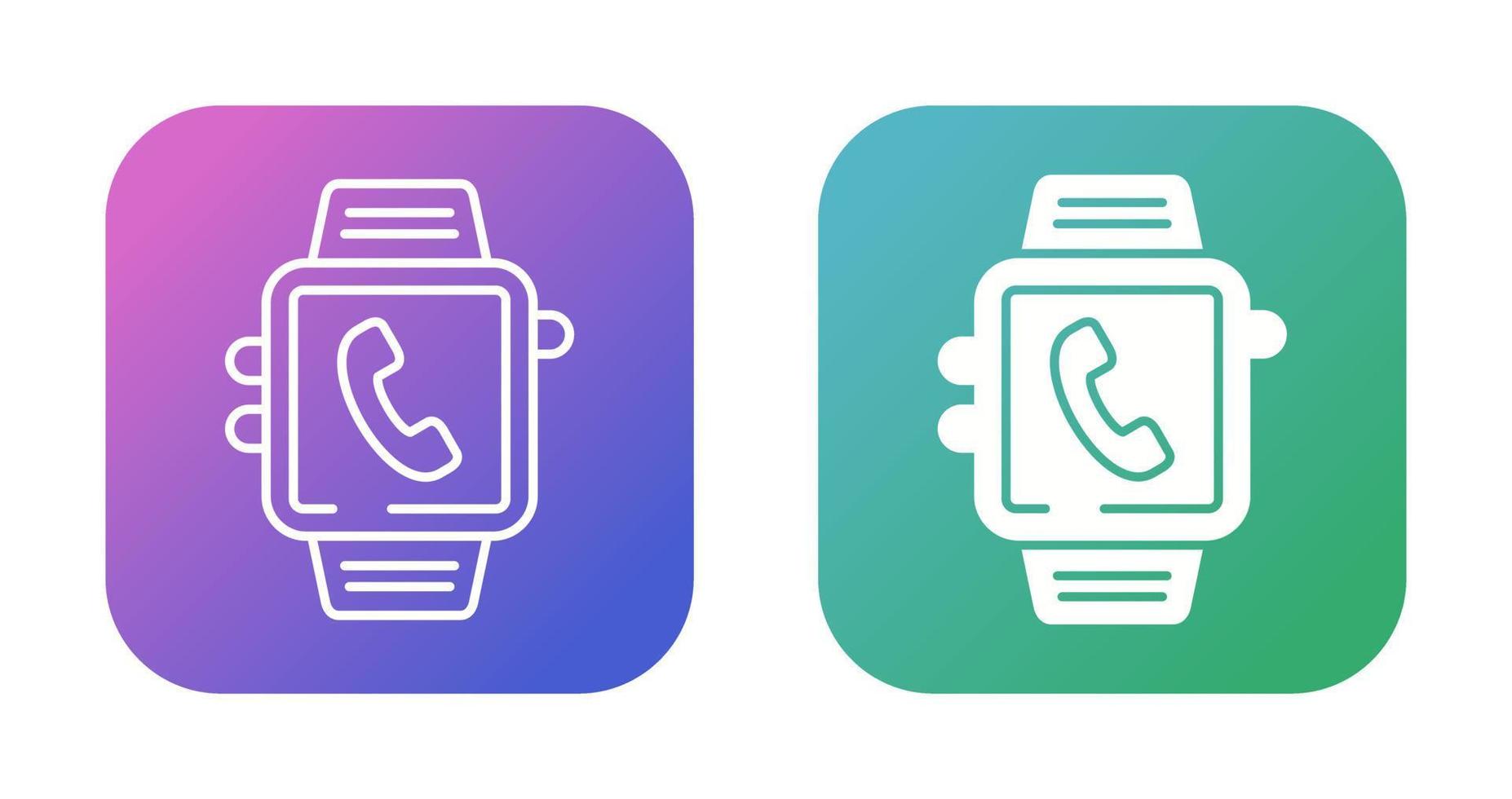 Watch Call Vector Icon