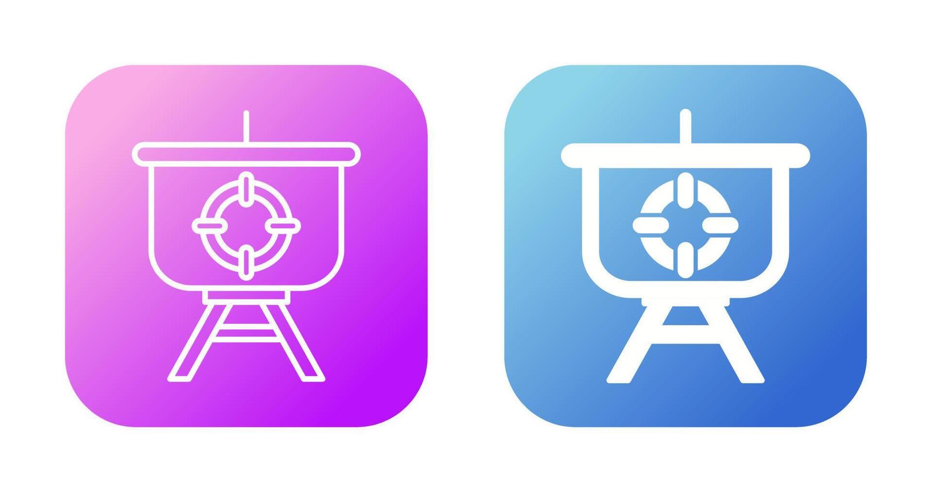 Target Presentation Vector Icon