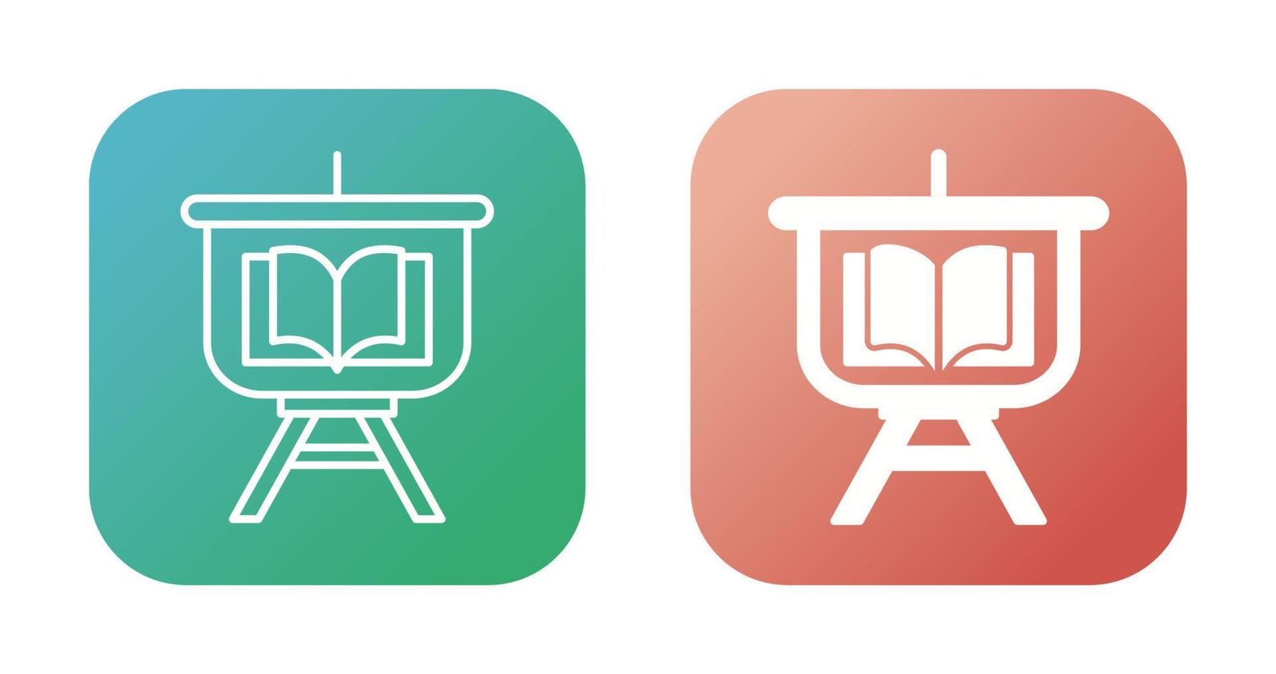 Education Presentation Vector Icon