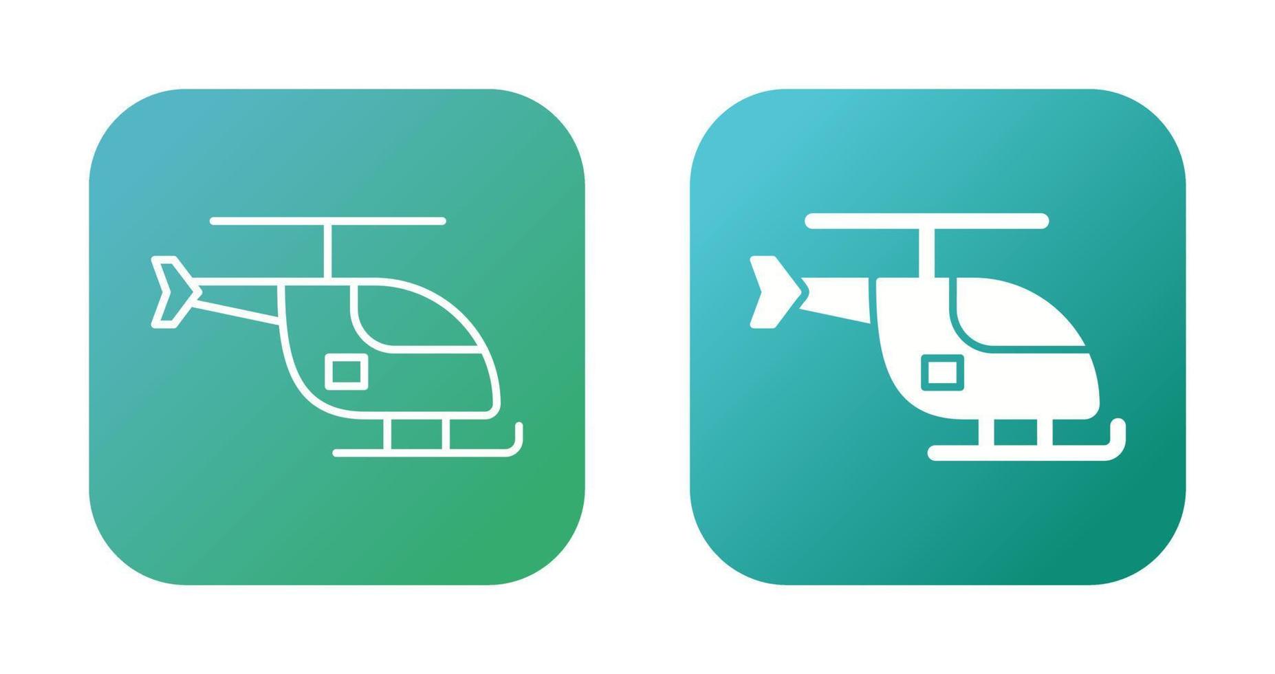 Helicopter Vector Icon