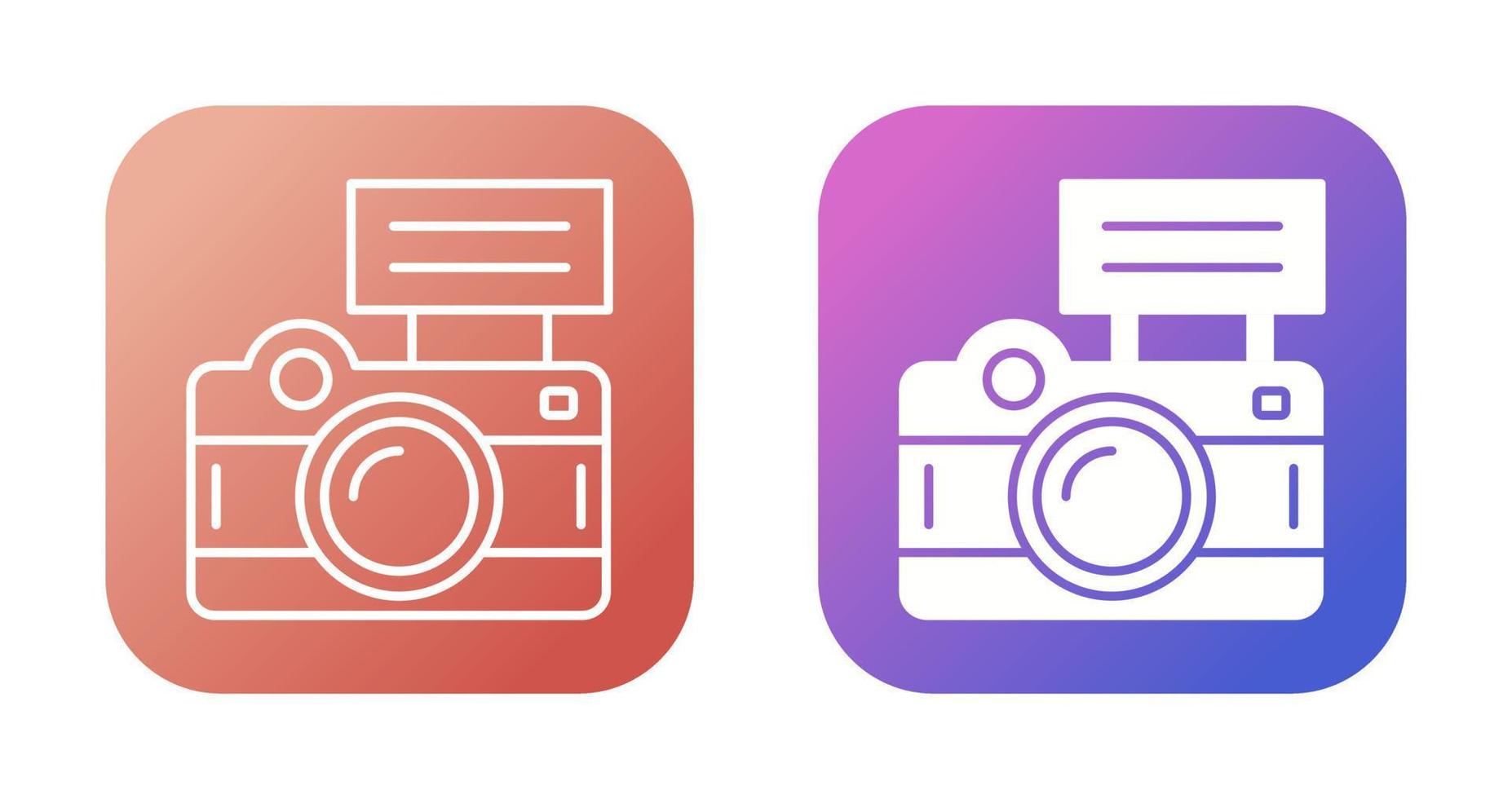 Camera Flash Vector Icon