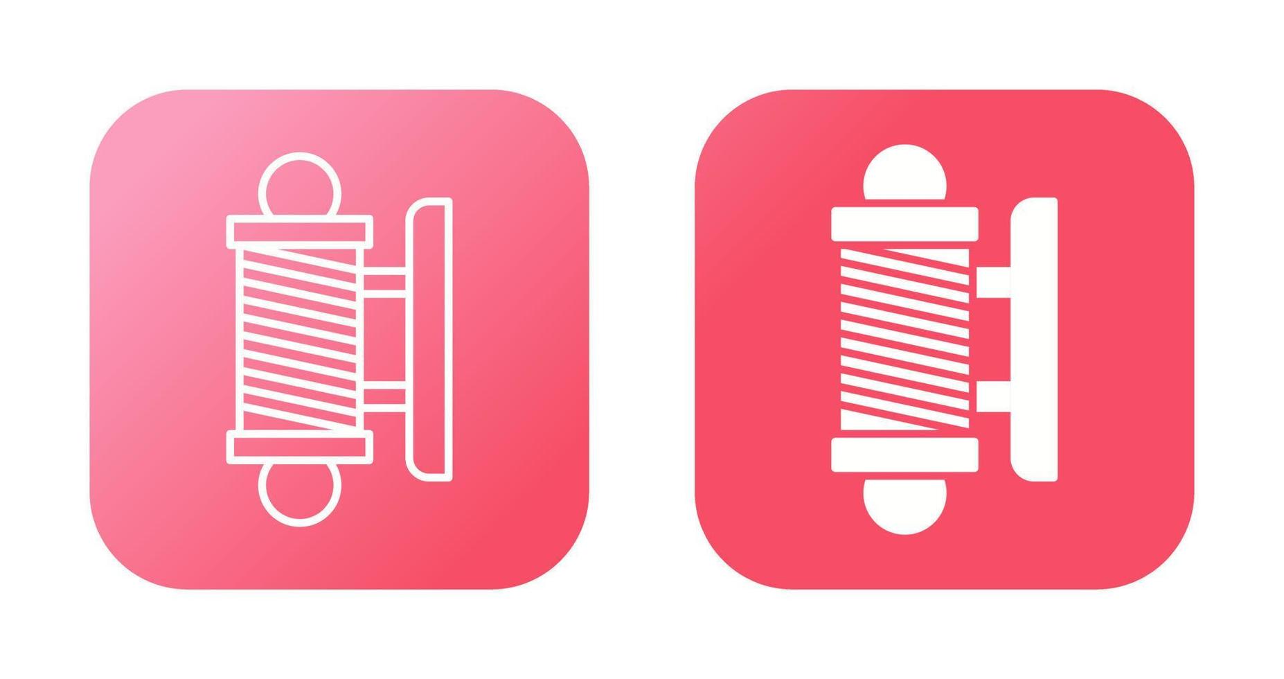 Barber Shop Pole Vector Icon
