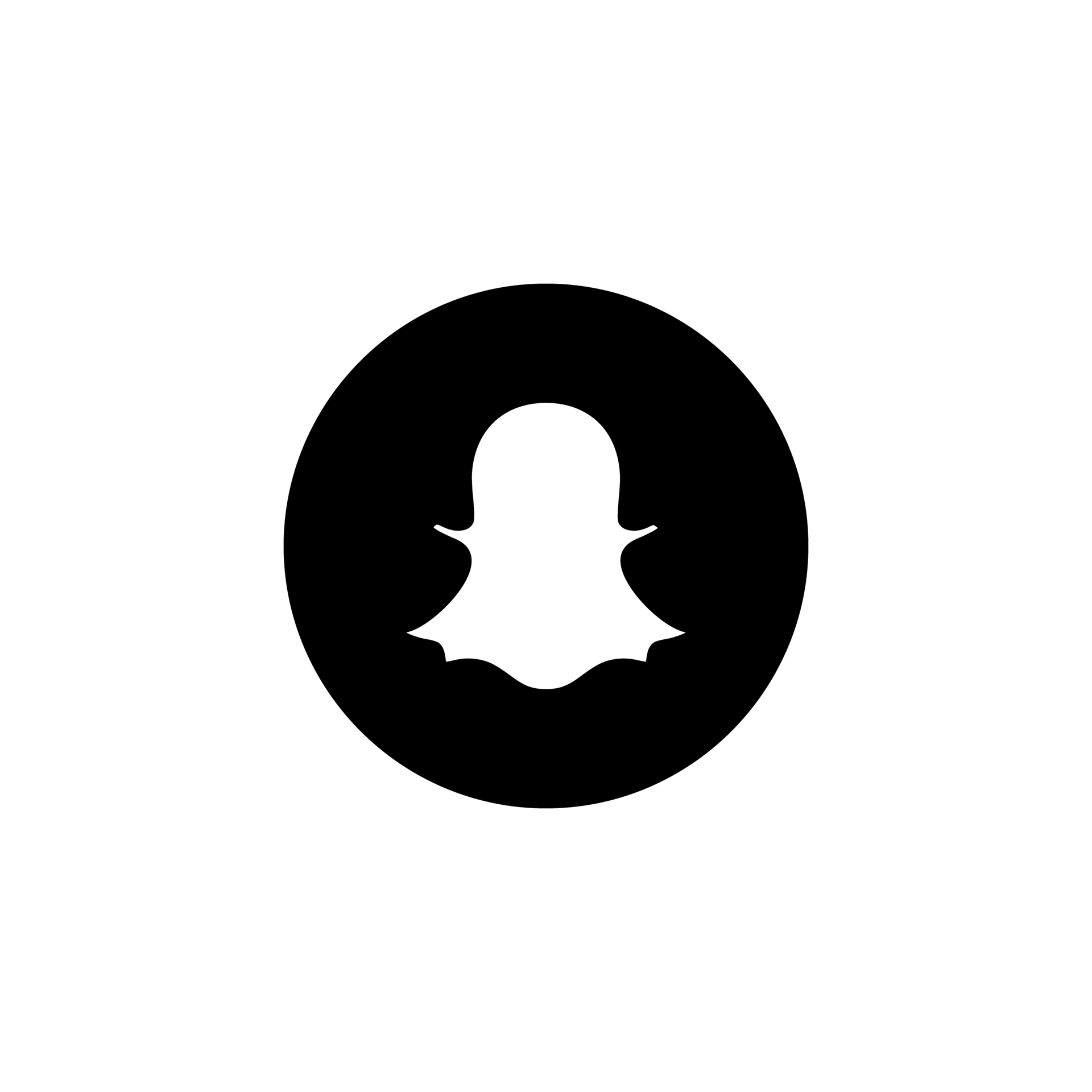 Free snapchat logo transparent png 22100725 PNG with Transparent Background