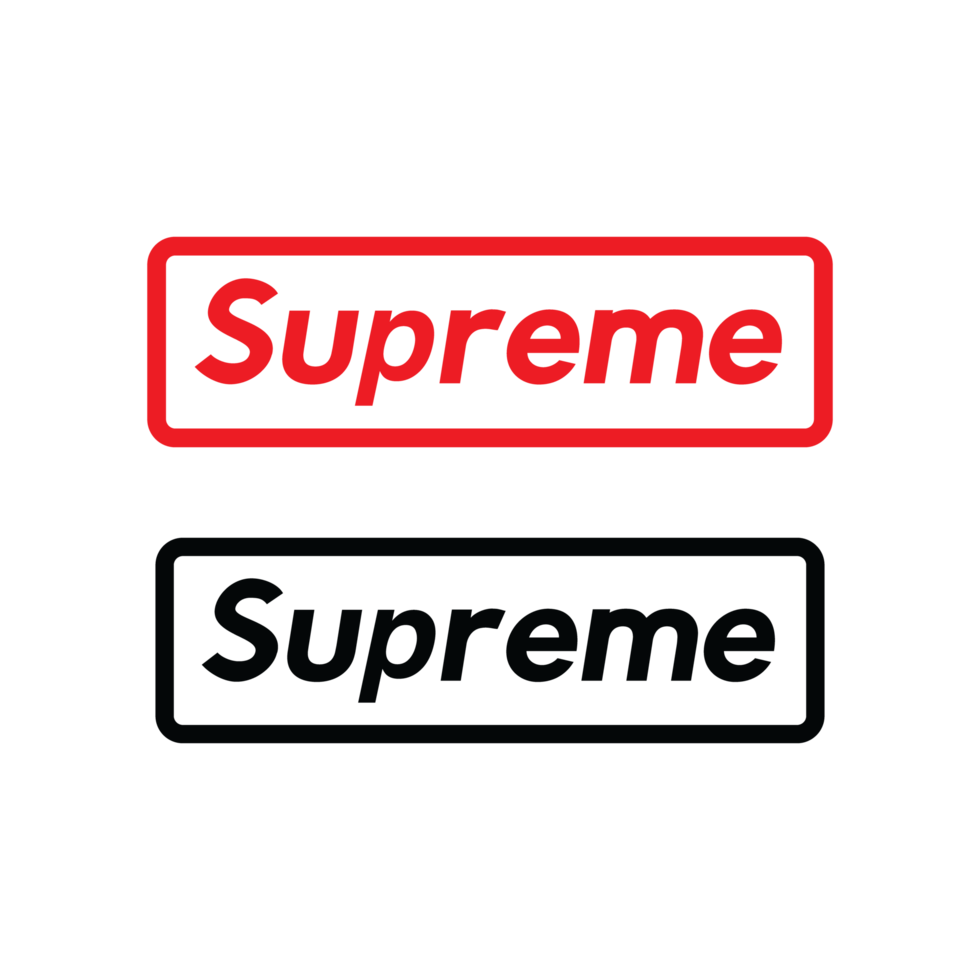 Supreme, black, brand, logo, original, sideways, white, HD phone wallpaper