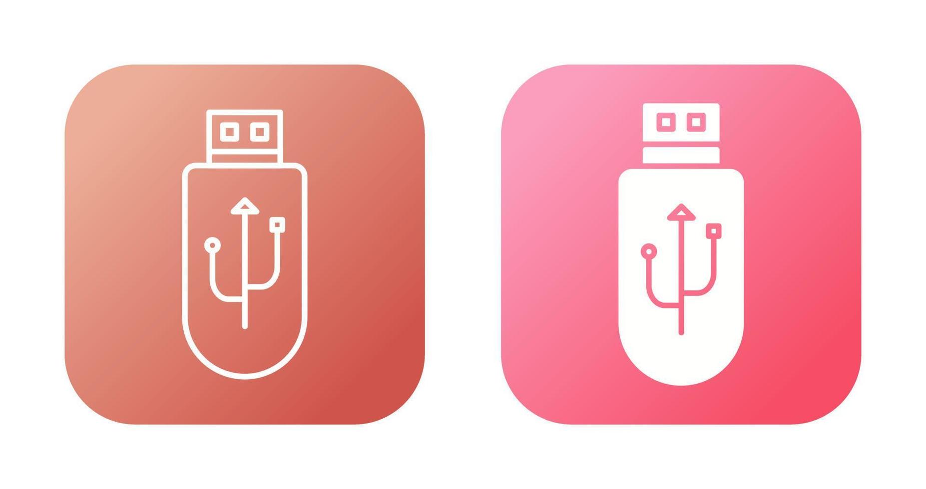 Usb Drive Vector Icon