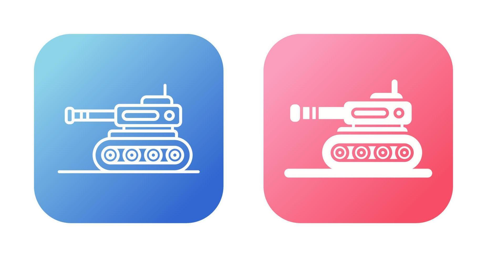 icono de vector de tanque