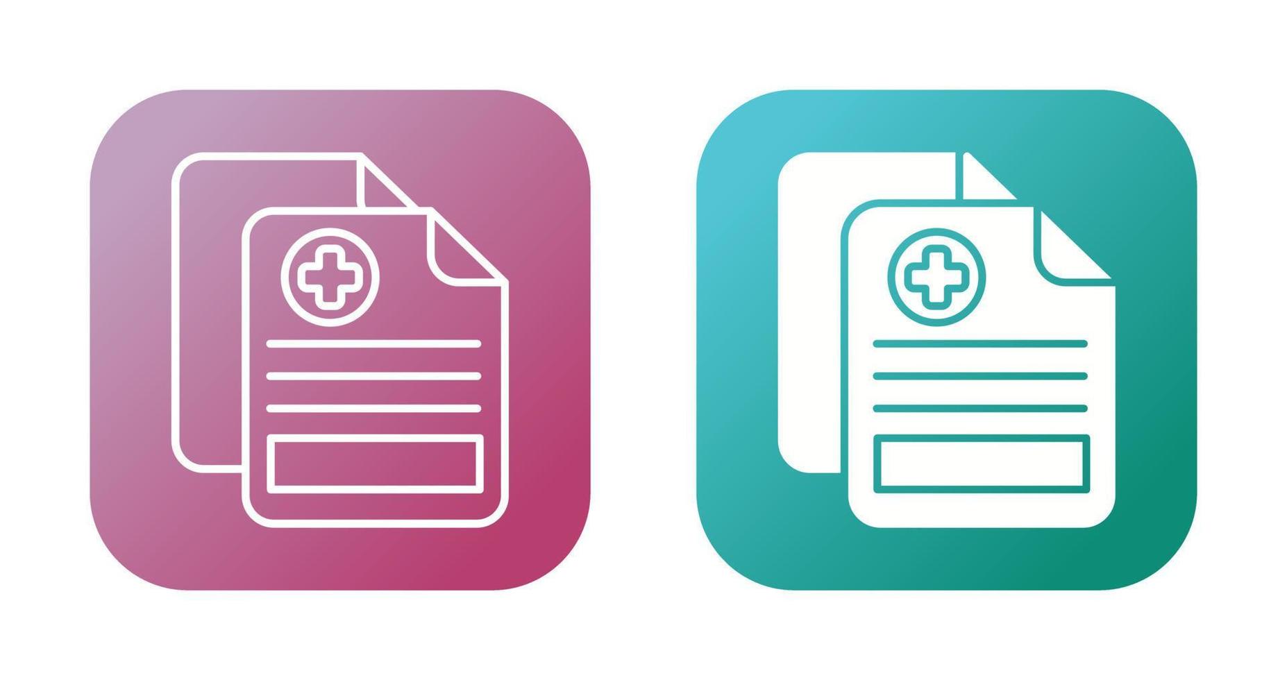 Medical History Vector Icon