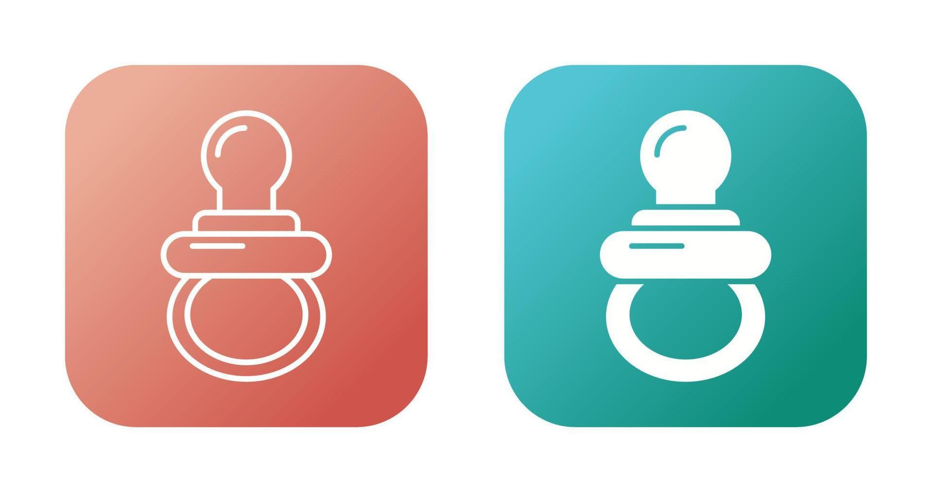 Pacifier Vector Icon