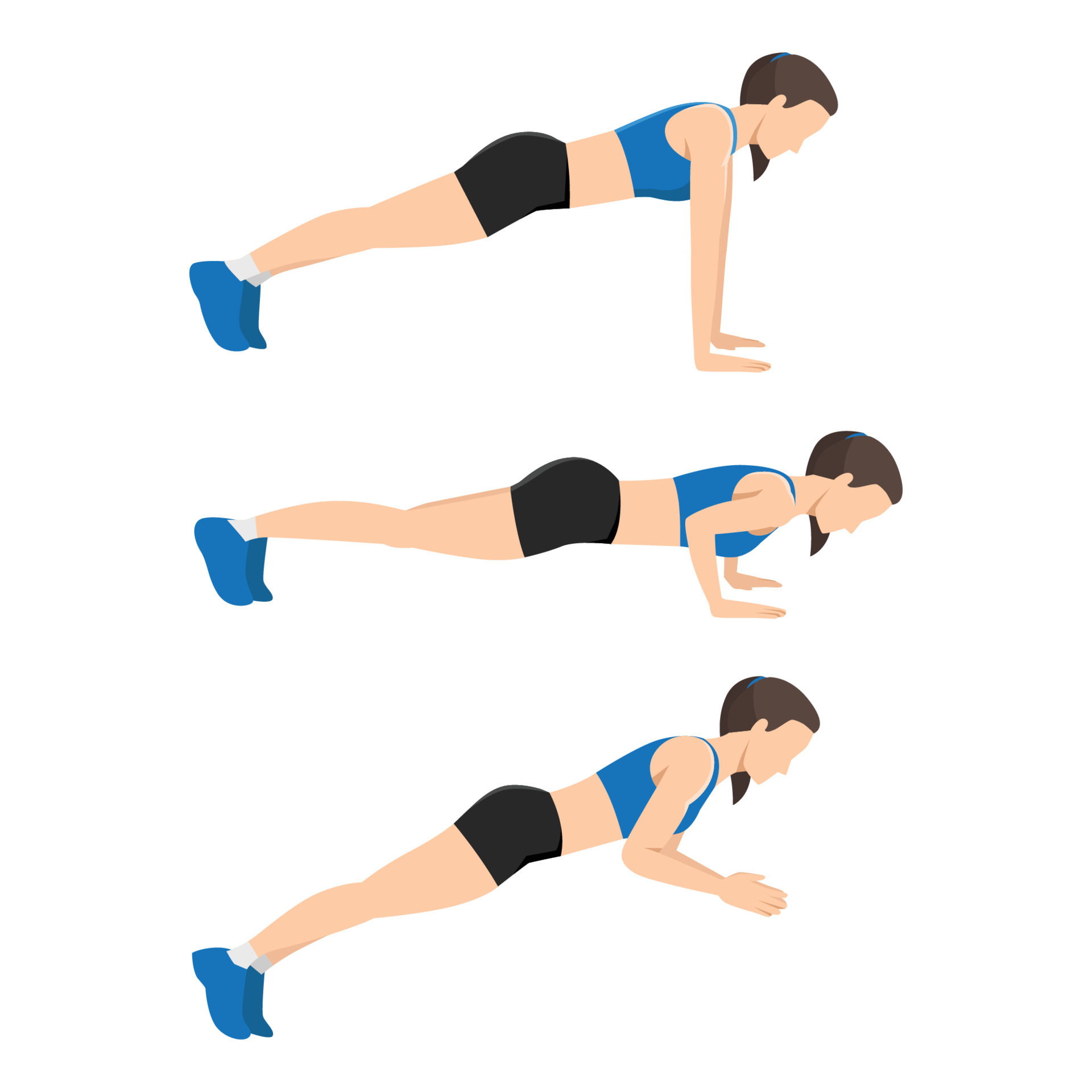 Cardio plank online exercise
