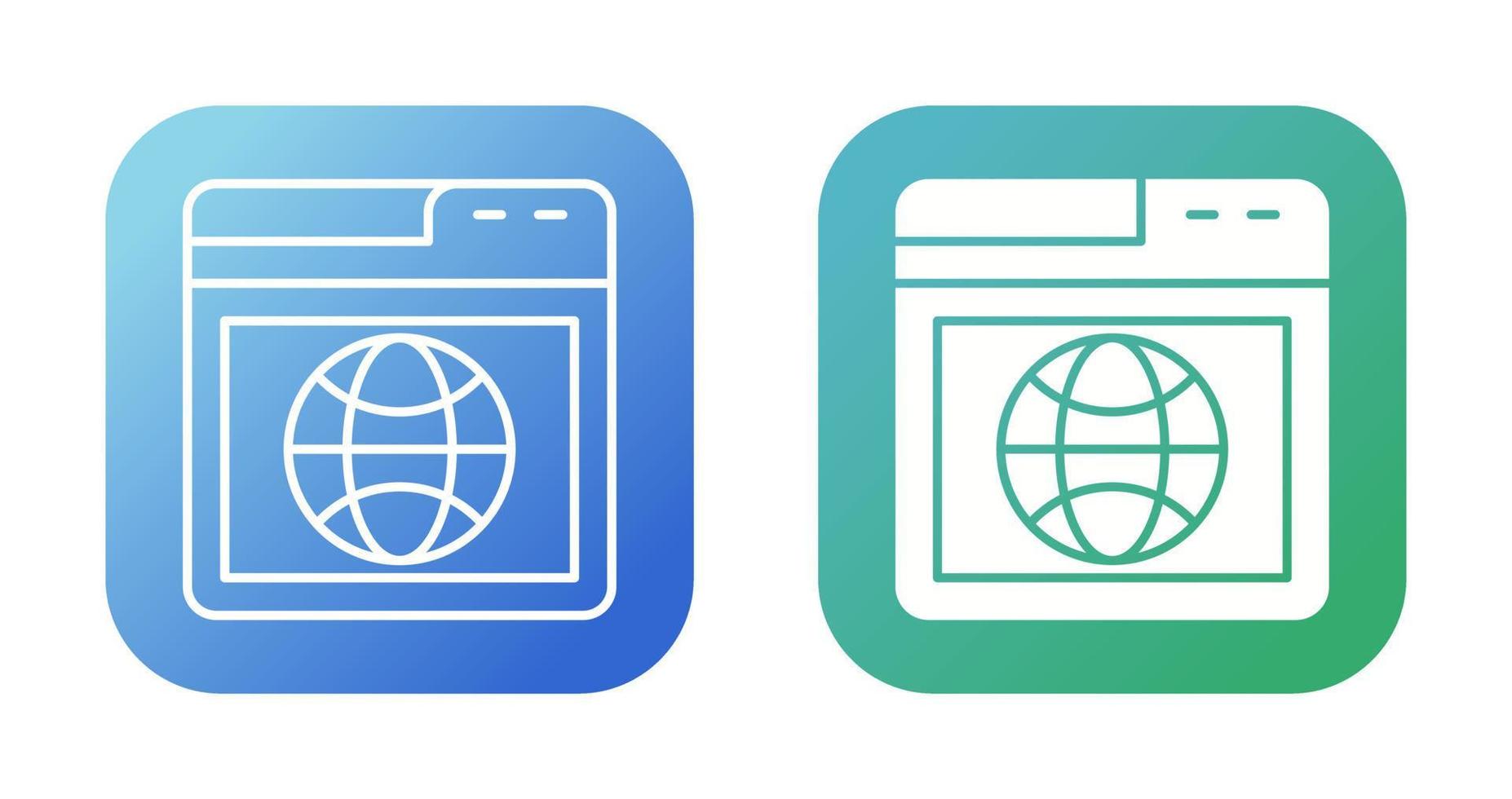 Web Browser Vector Icon