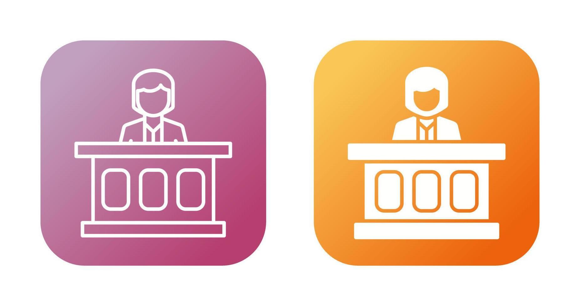 Jury Vector Icon