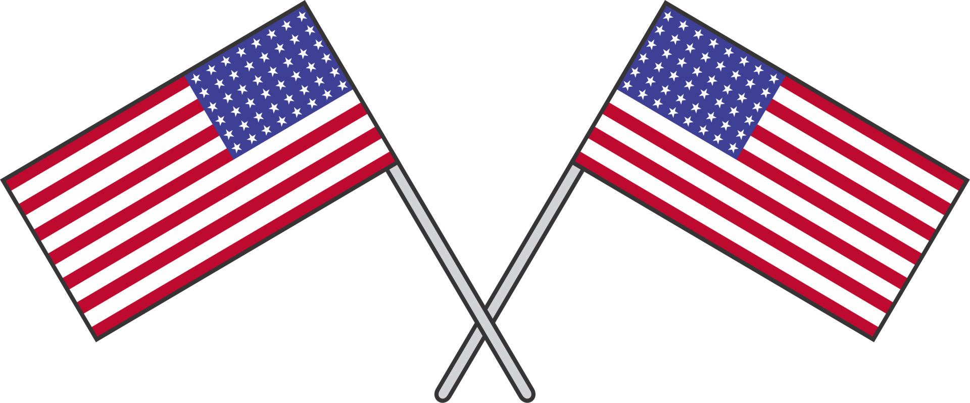 American flag icon PNG