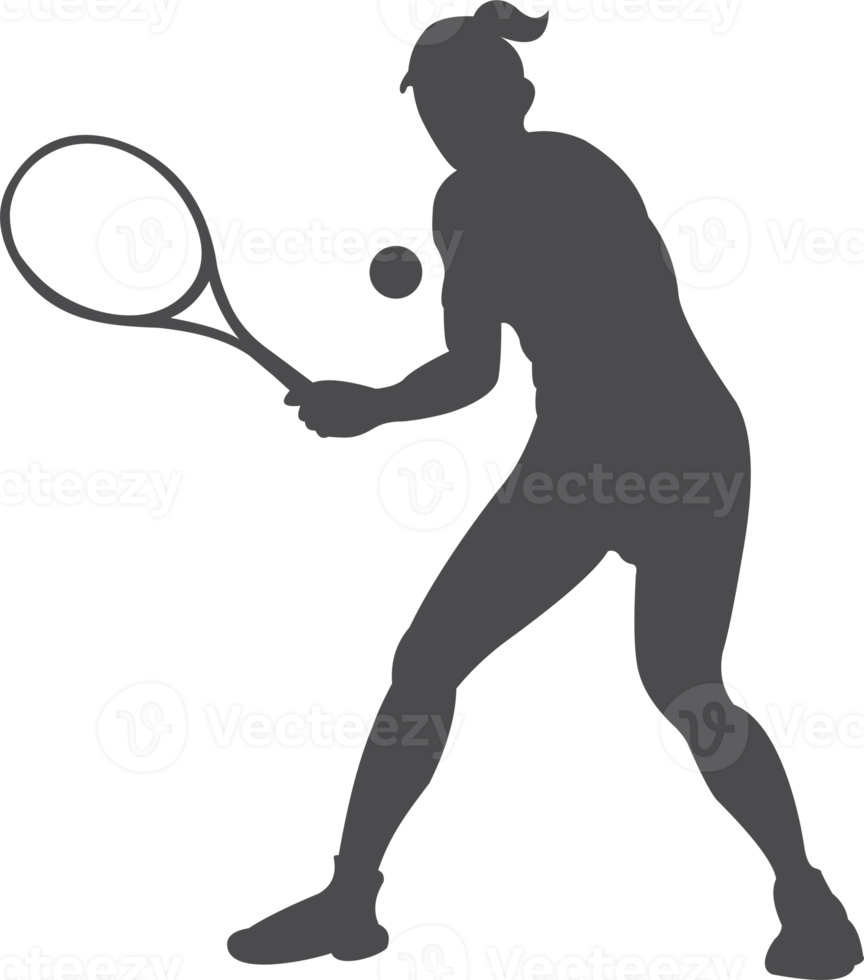 The woman tennis player PNG