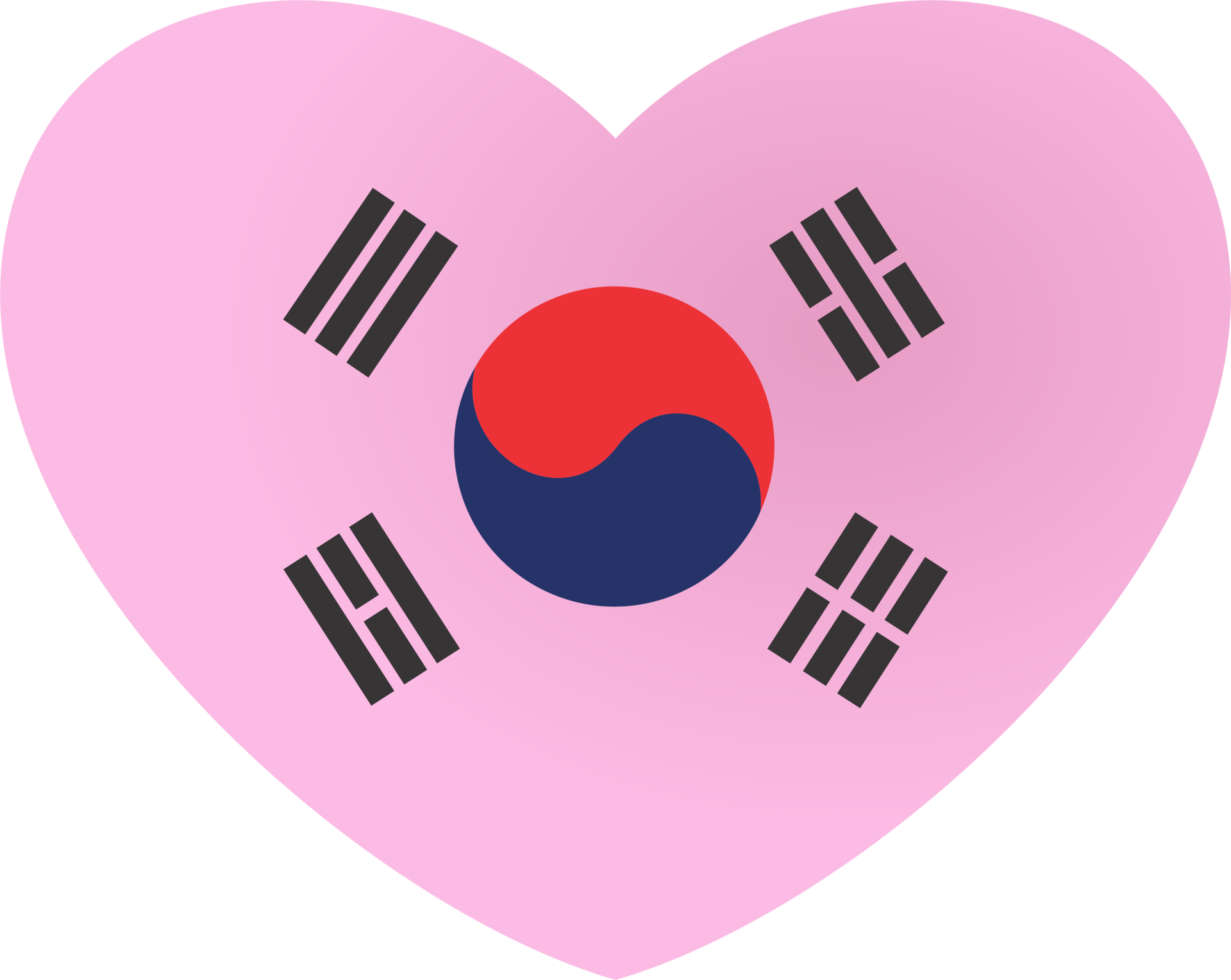 south-korea-flag-heart-shape-png-22101791-png