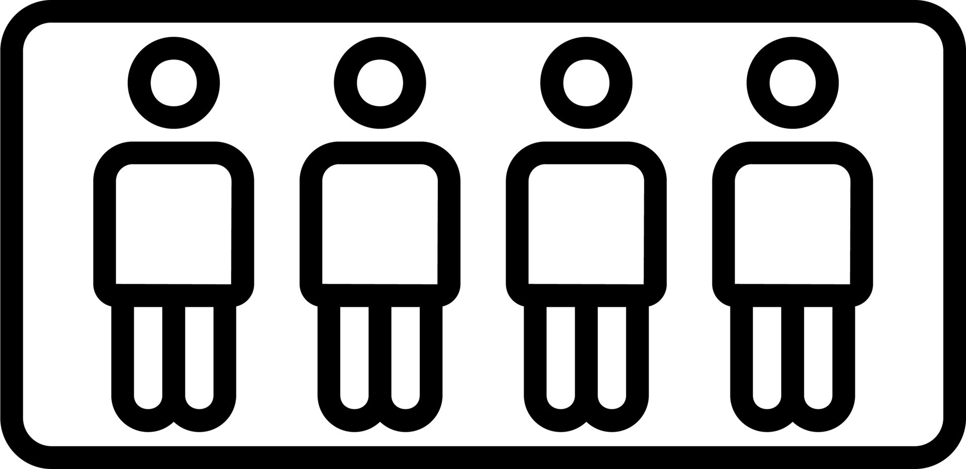 Stand in line Vector Icon 22101911 Vector Art at Vecteezy