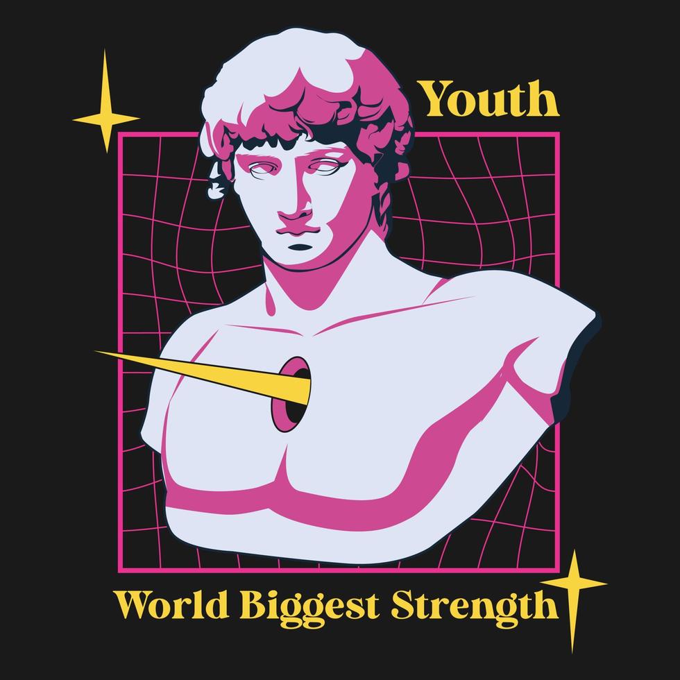 design Youth for T-Shirt vector