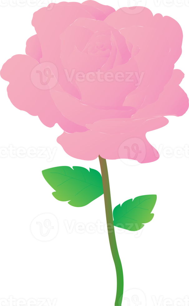 rosa reste sig blomma kärlek ikon png