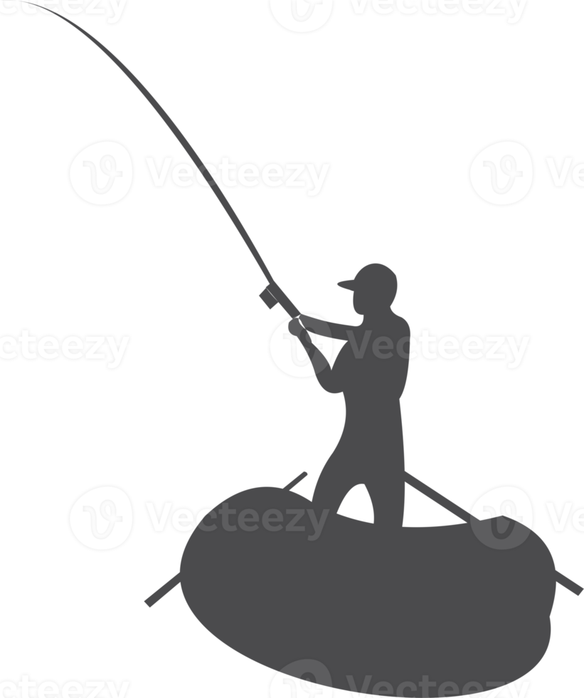 pescatore silhouette png