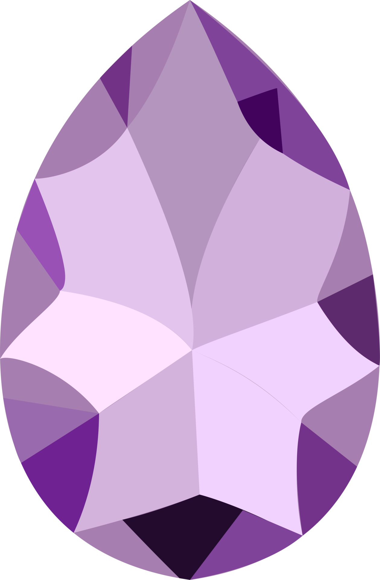 Purple gemstone pear shape PNG 22102152 PNG