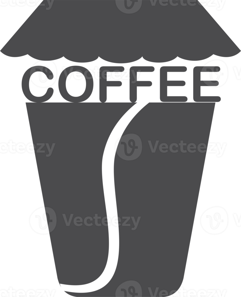 kaffe kopp logotyp ikon png