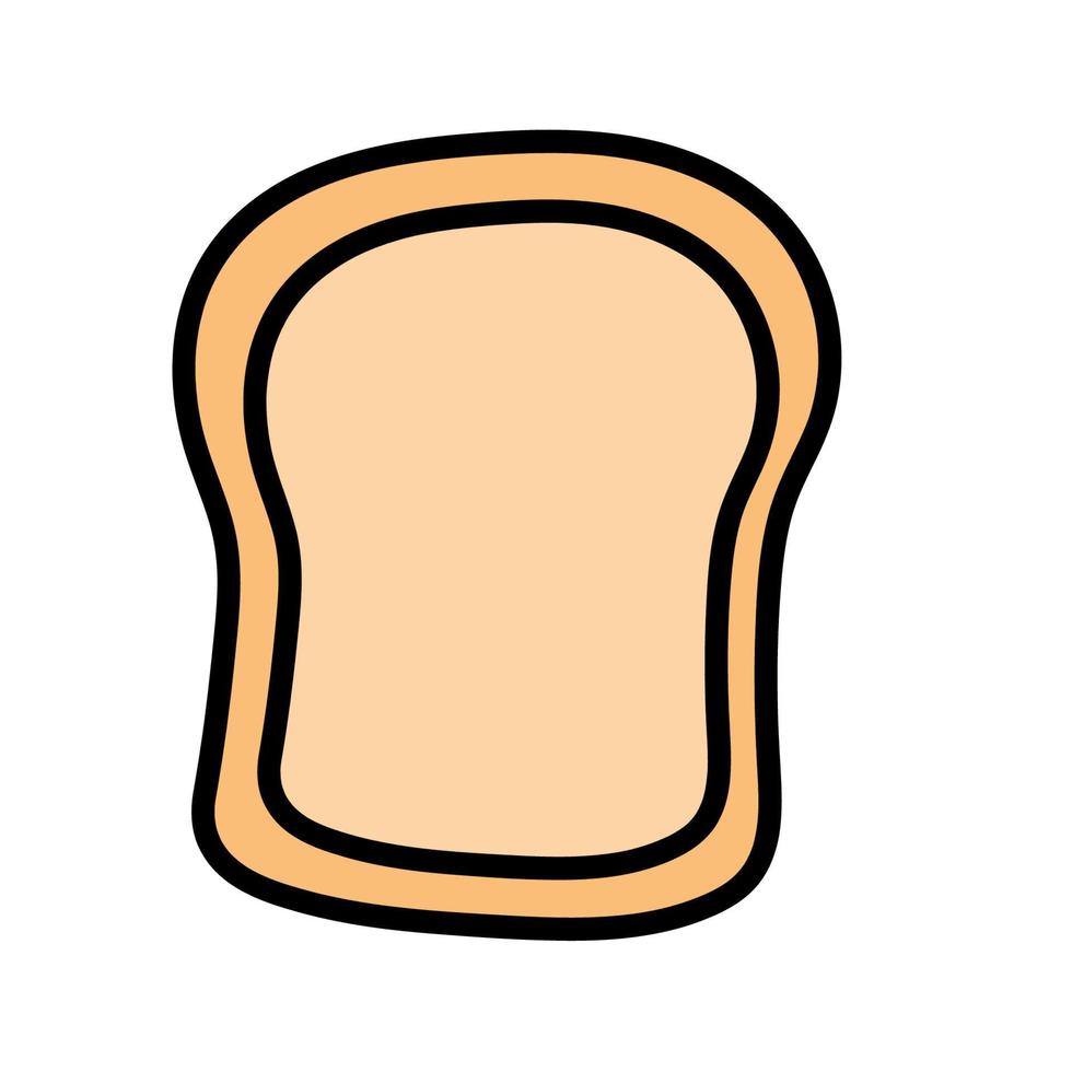 toast food icon vector