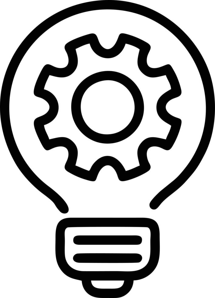 Idea solution icon symbol vector image. Illustration of the creative innovation concept design. EPS 10