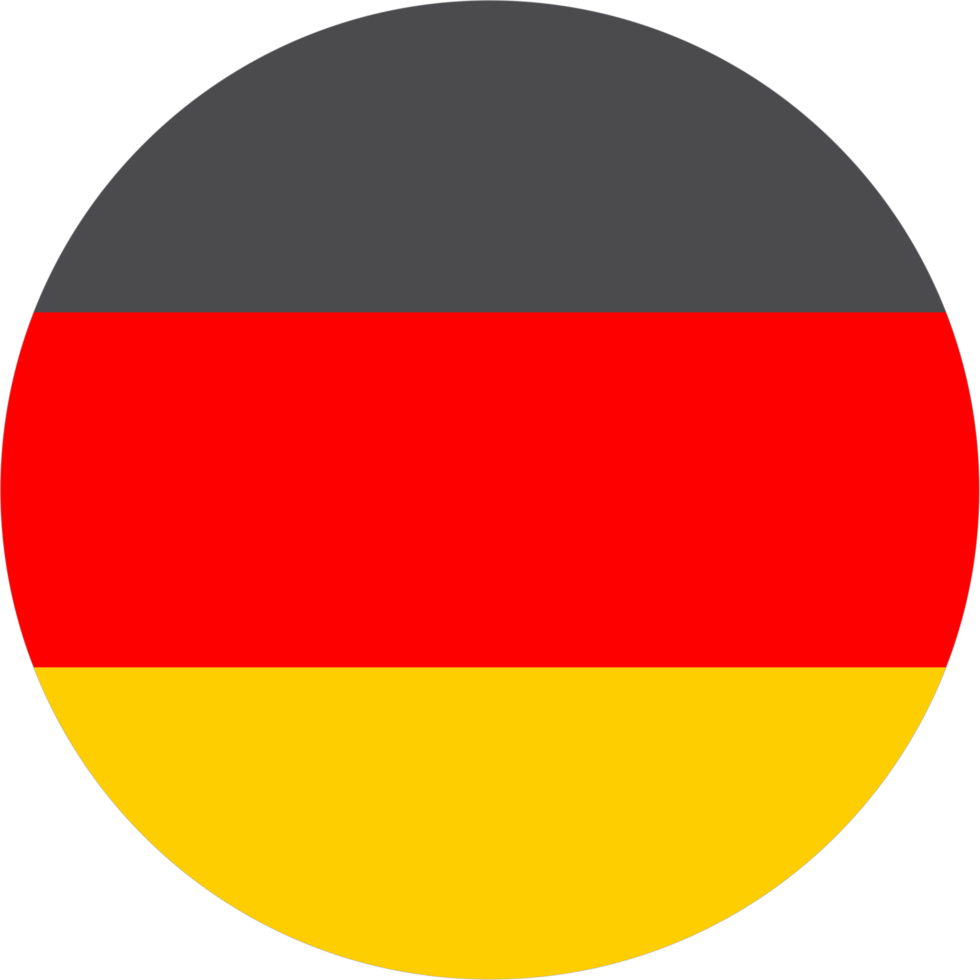 Germany flag round shape PNG