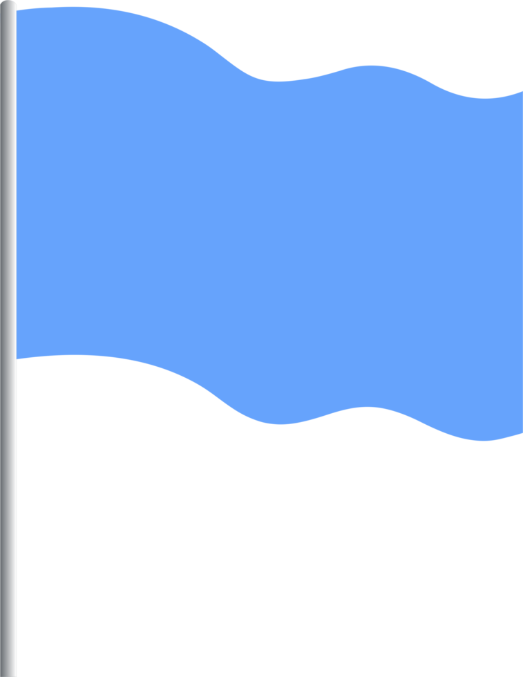 blauw vlag PNG