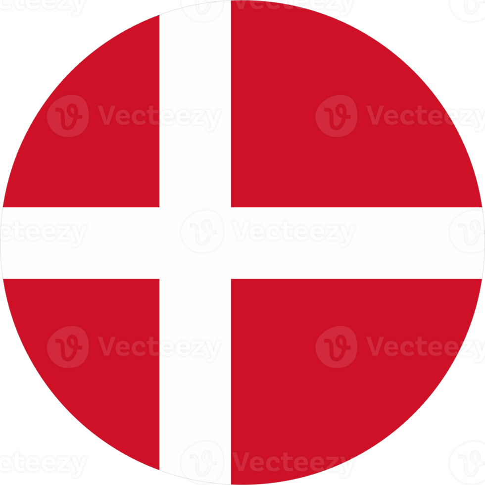Dinamarca bandeira volta forma png