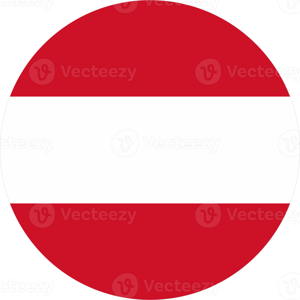 Austria flag round shape PNG