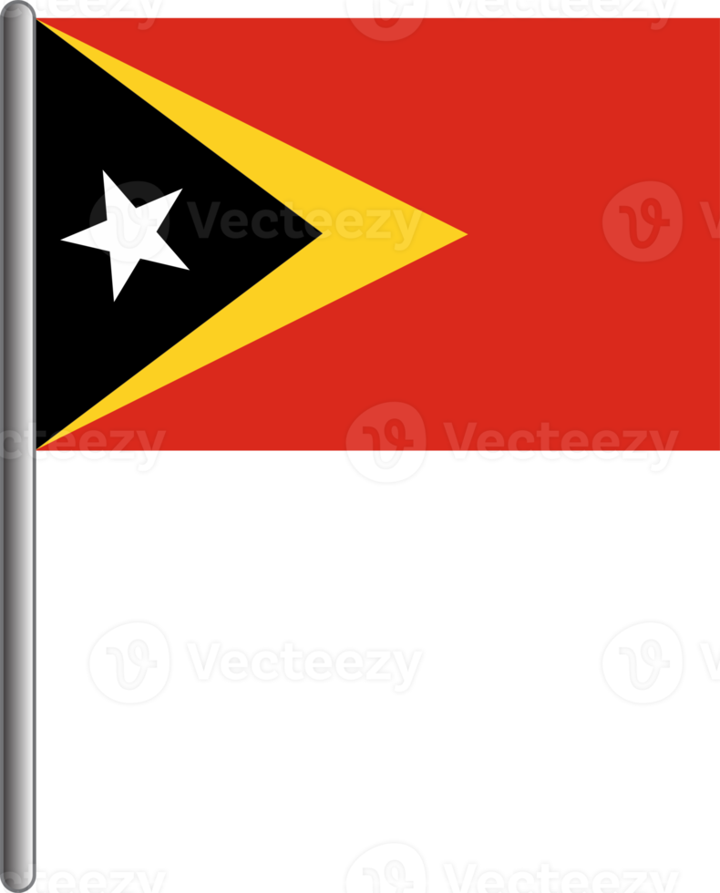 Timor leste Flagge png