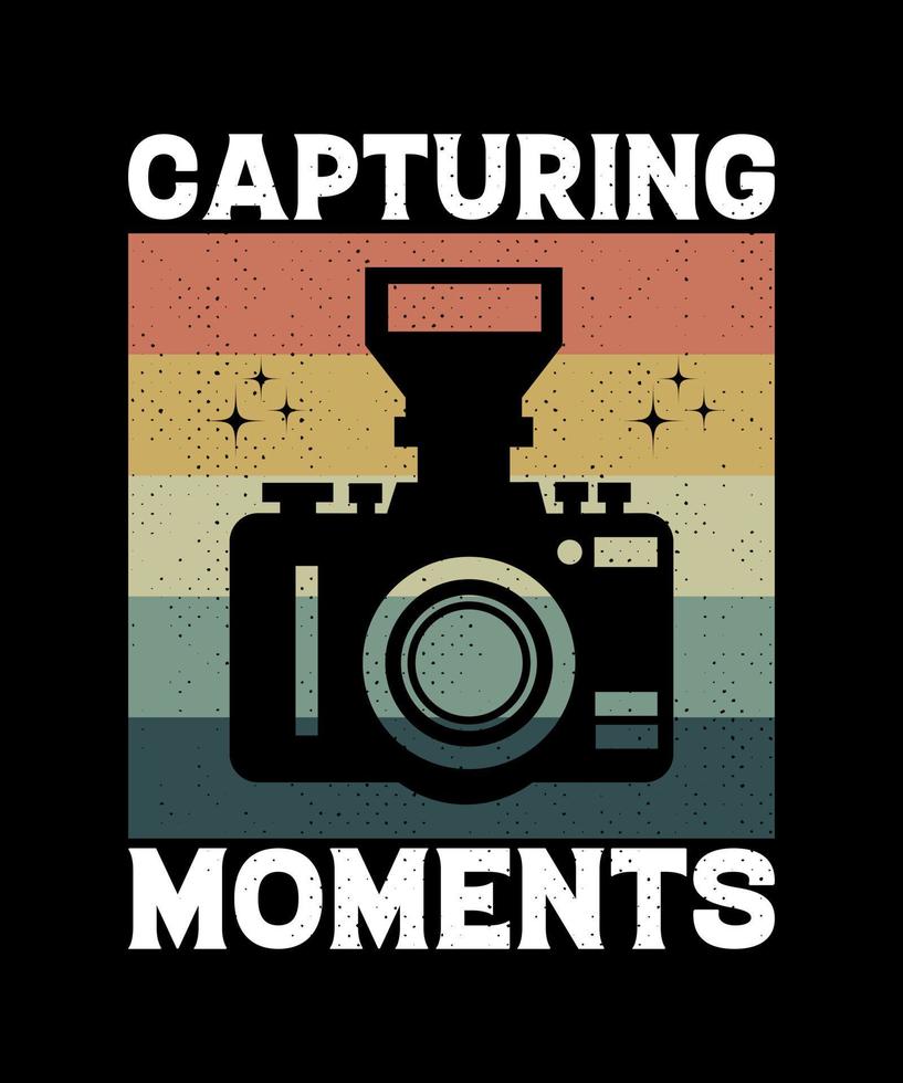 Capture every moment illustration vector tshirt design 22102595 Vector