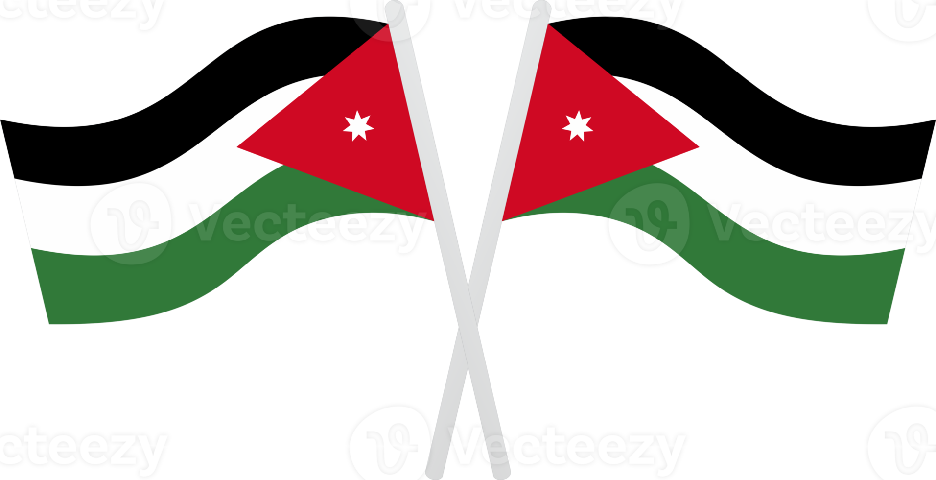 Jordan flag PNG