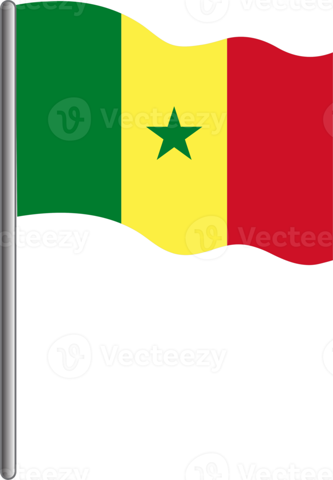 Senegal bandeira png