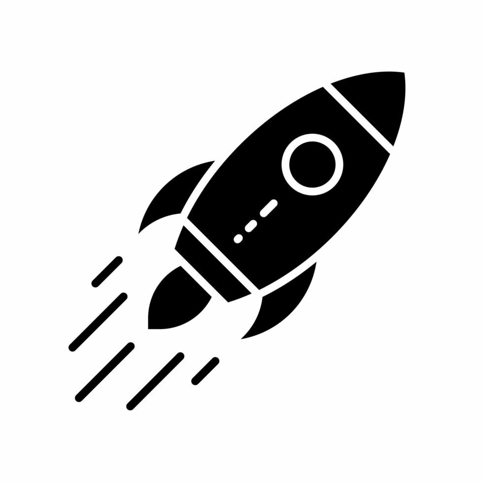 Rocket icon simple vector illustration.